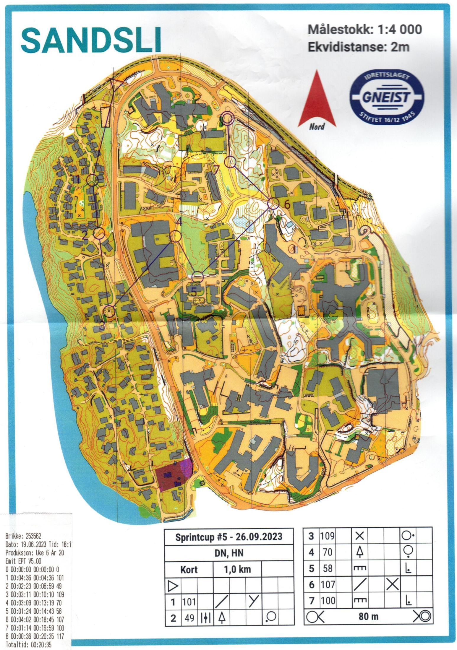 Sprintcup 5 Bergen (26.09.2023)